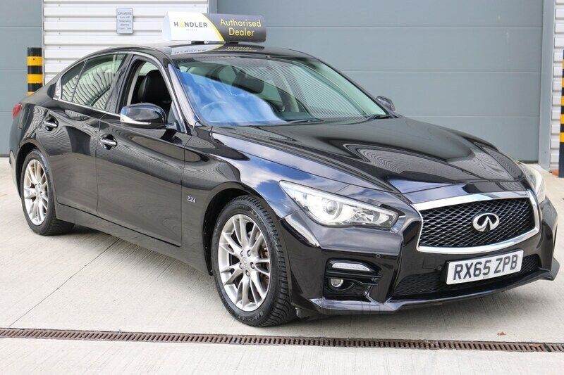Black Used 2015 Infiniti Q50 Sport Tech Sedan | £5,995 (Fair price) - Image 1/4