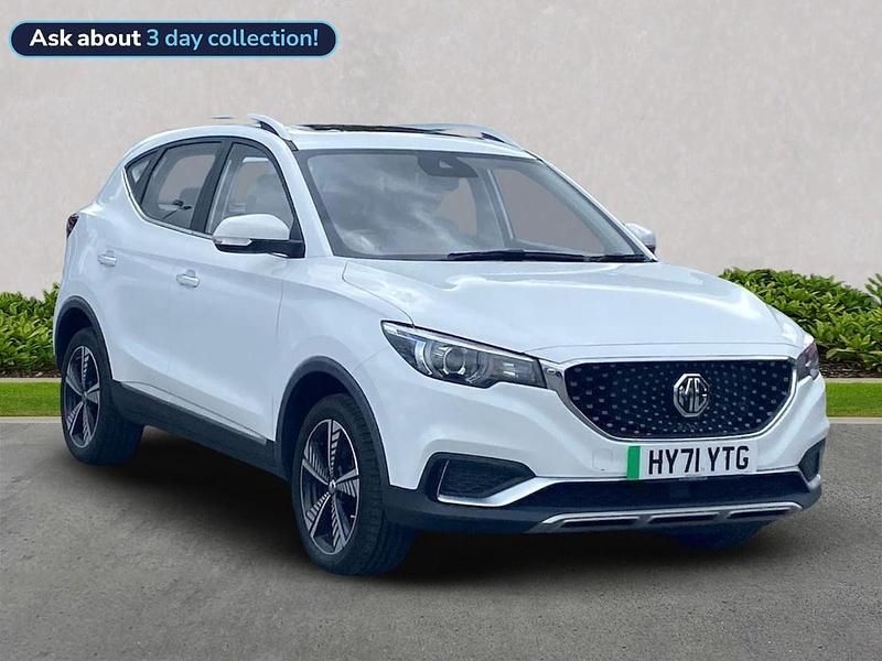 White Used 2021 MG ZS Exclusive Sedan | £11,493 (Fair price) - Image 1/4