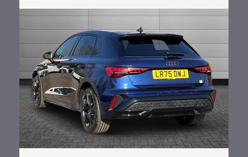 Used Audi A3 e-tron Black Edition 204 HP (150 kW) 2025 Navarra blue Hatchback