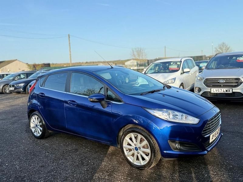 Used Ford Fiesta Titanium 2016 Blue Hatchback