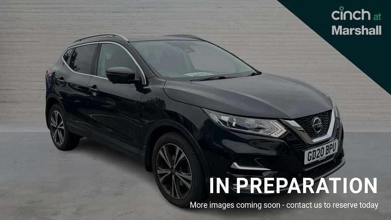 Pearl black Used 2020 Nissan Qashqai N-Connecta SUV | £15,446 (Good price) - Image 1/4