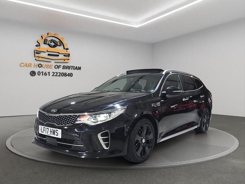 Black Used 2017 Kia Optima GT-Line S Estate | £13,250 (A bit pricey) - Image 1/4