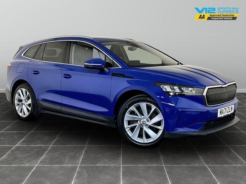 Blue Used 2021 Skoda Enyaq iV ecoSuite SUV | £14,495 (Fair price) - Image 1/2