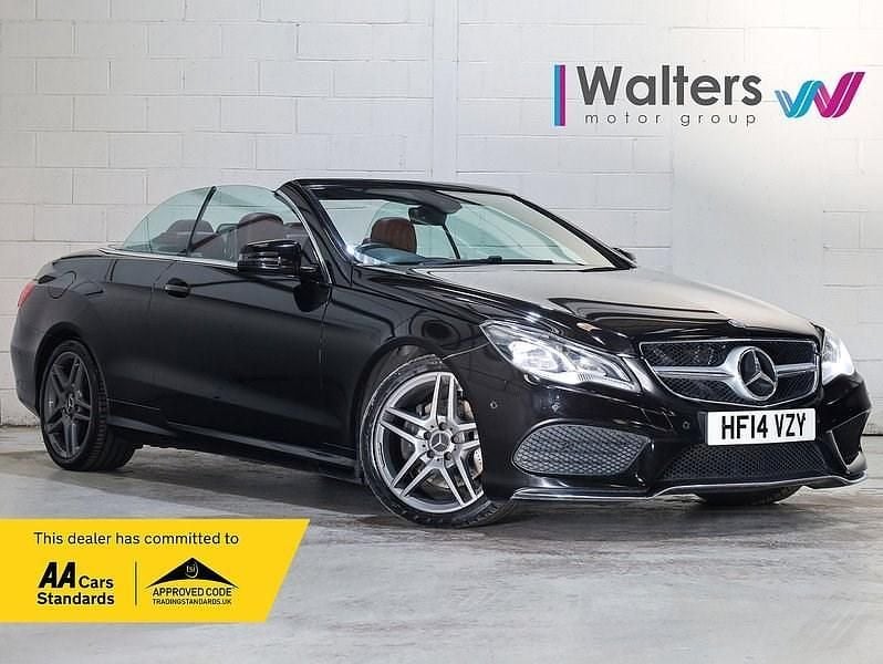 Black Used 2014 Mercedes E350 AMG Cabriolet | £8,900 (Fair price) - Image 1/4