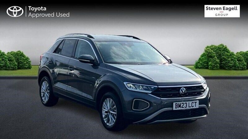 Grey Used 2023 VW T-Roc Life SUV | £19,282 (Fair price) - Image 1/4