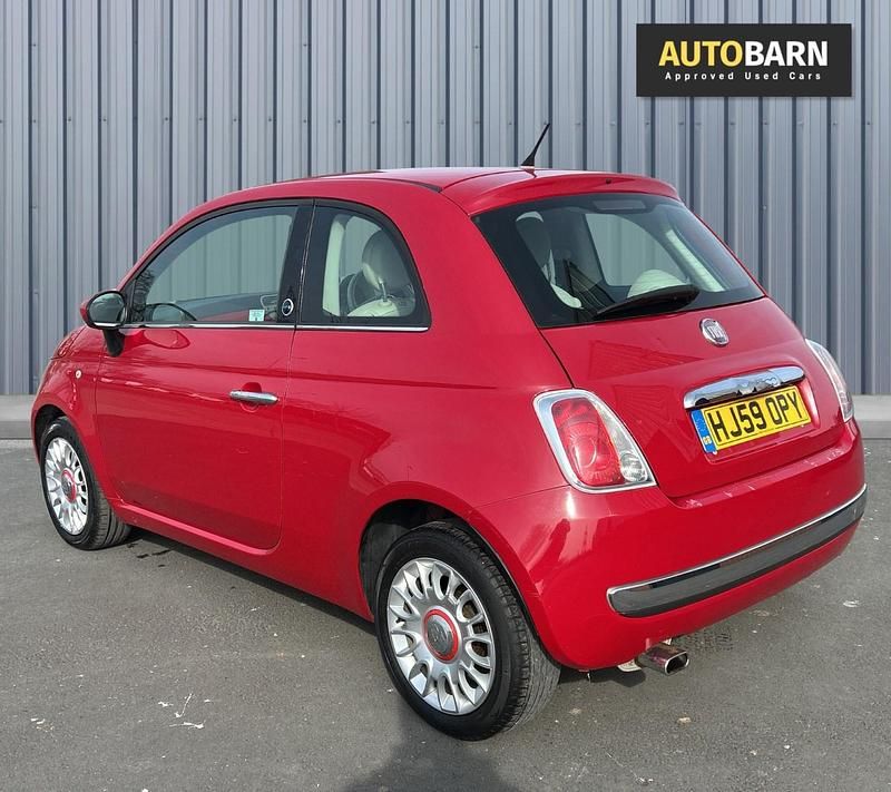 Used Fiat 500 S 69 HP (50 kW) 2009 Red Cabriolet