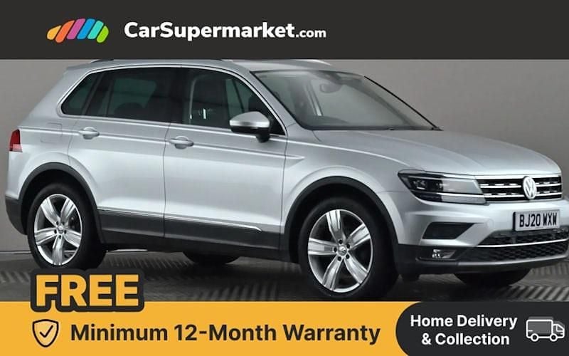 Silver Used 2020 VW Tiguan SEL SUV | £15,676 (Good price) - Image 1/4