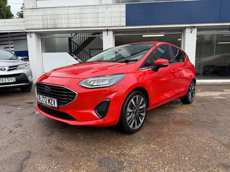 Red Used 2022 Ford Fiesta Titanium X Hatchback | £14,490 (Fair price) - Image 1/4