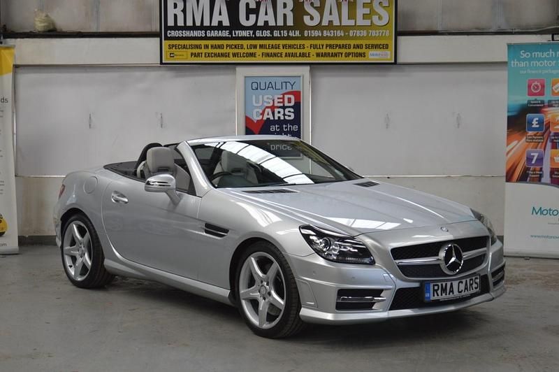 Used Mercedes SLK250 AMG 2014 Silver Cabriolet
