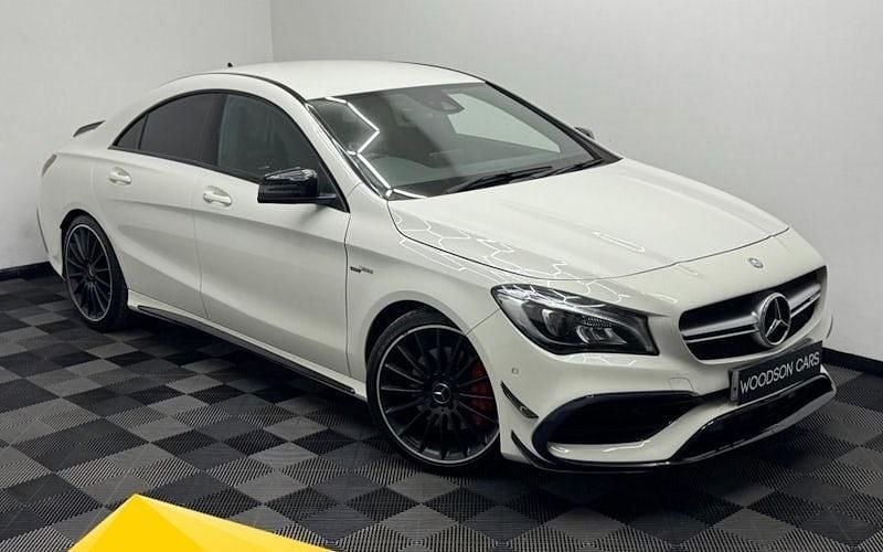 Used Mercedes CLA45 AMG AMG 381 HP (280 kW) 2016 White Sedan