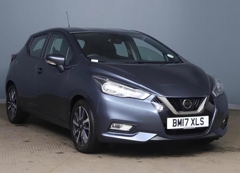 Used Nissan Micra Acenta 90 HP (66 kW) 2017 Grey Hatchback