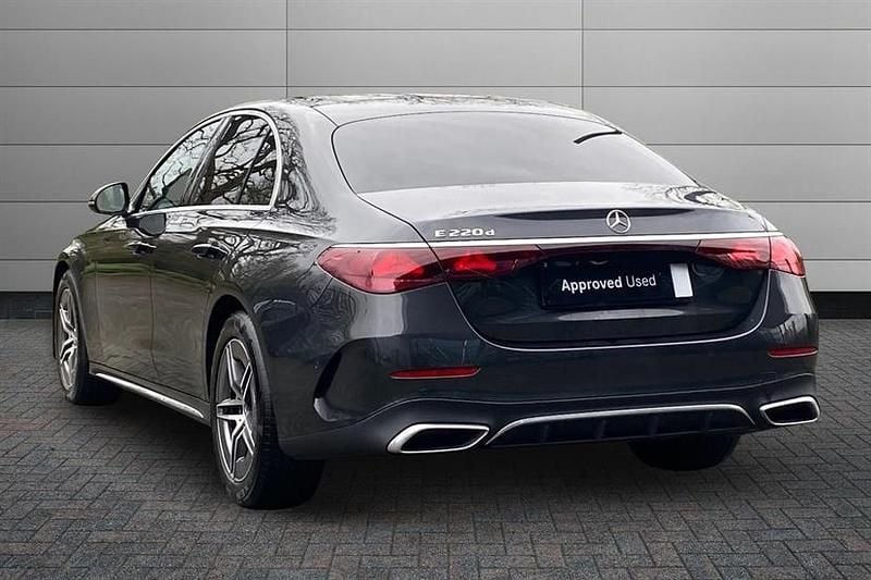 Used Mercedes E220 AMG line 197 HP (144 kW) 2025 Graphite grey Sedan
