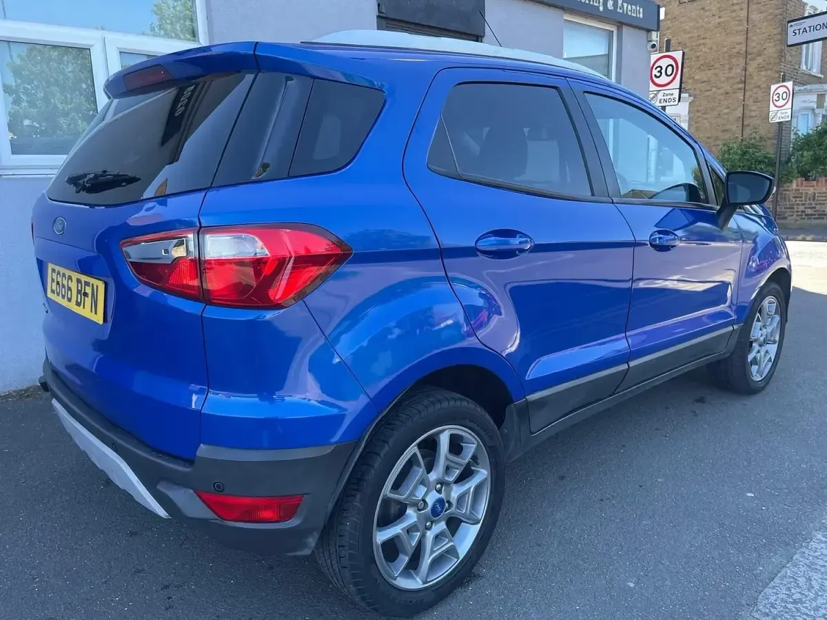 Used Ford Ecosport Titanium 112 HP (82 kW) 2017 Blue SUV