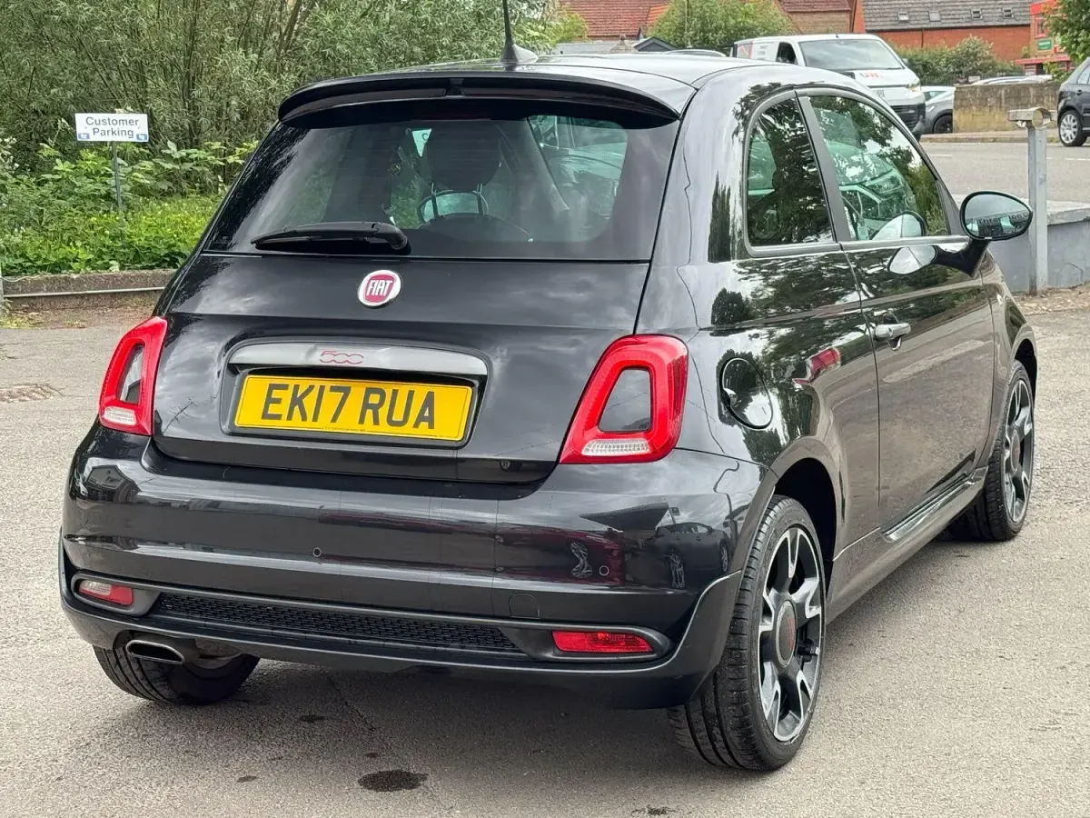 Used Fiat 500 S 69 HP (50 kW) 2017 Black Hatchback
