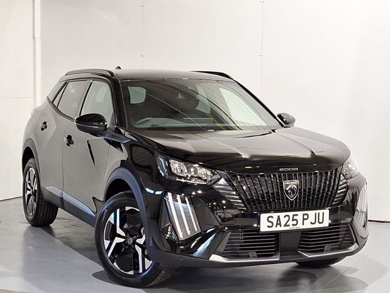 Black New 2025 Peugeot 2008 Allure SUV | £23,498 (Fair price) - Image 1/4