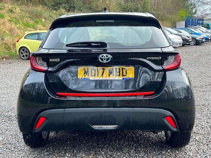 Used Toyota Yaris Hybrid 2021 Black Hatchback