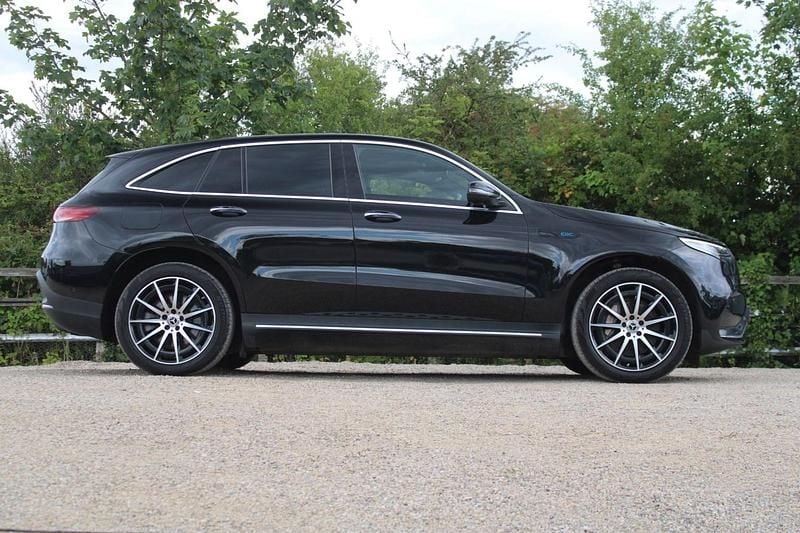 Used Mercedes EQC400 AMG line 300 kW (408 HP) 2021 Black SUV