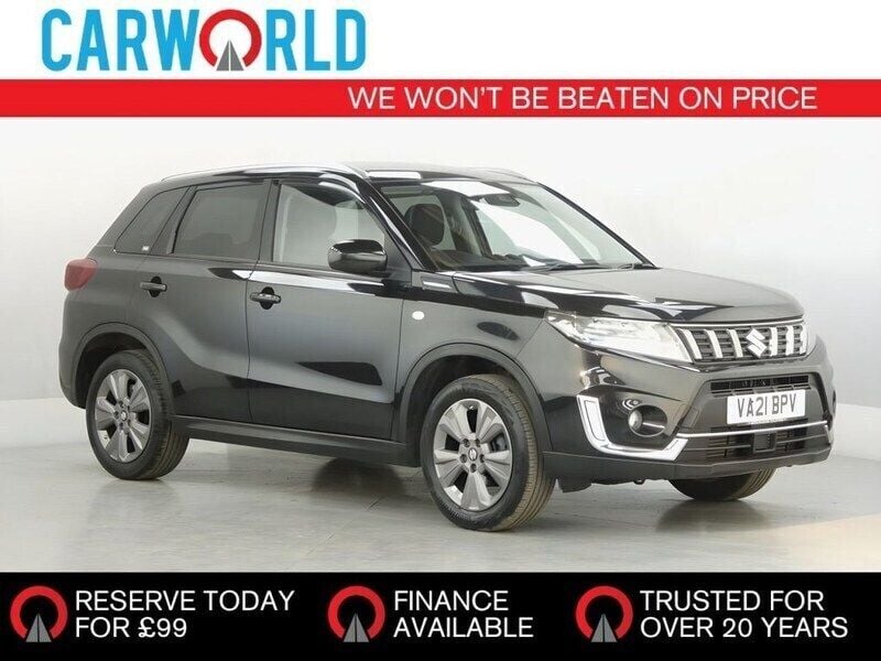 Black Used 2021 Suzuki Vitara SZ-T SUV | £14,990 (A bit pricey) - Image 1/3