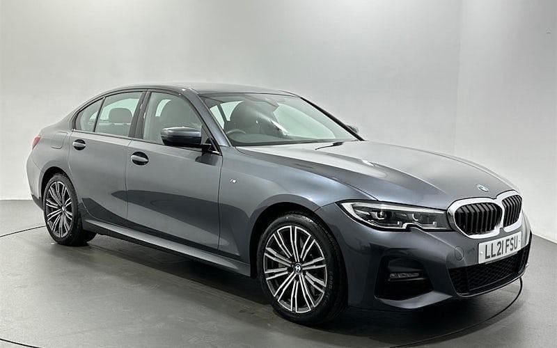 Grey Used 2021 BMW 330e M Sport Sedan | £18,344 (Good price) - Image 1/4