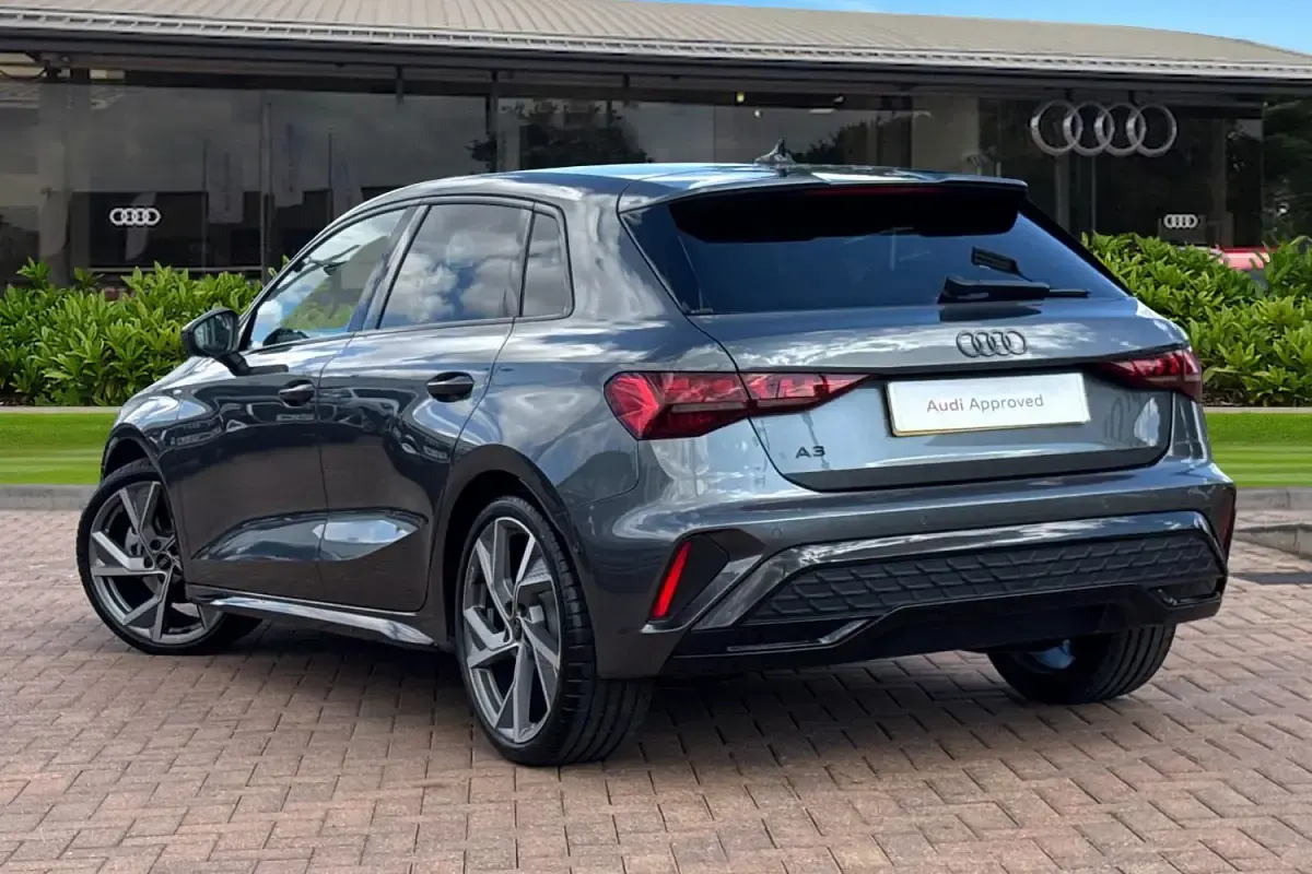 Used Audi A3 Black Edition 150 HP (110 kW) 2025 Grey Hatchback