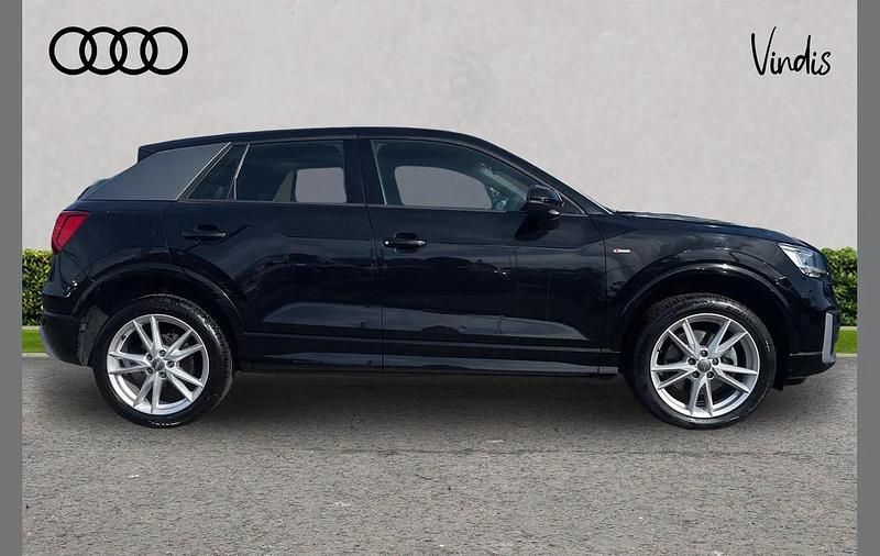 Used Audi Q2 S-Line 150 HP (110 kW) 2018 Mythos black, metallic SUV