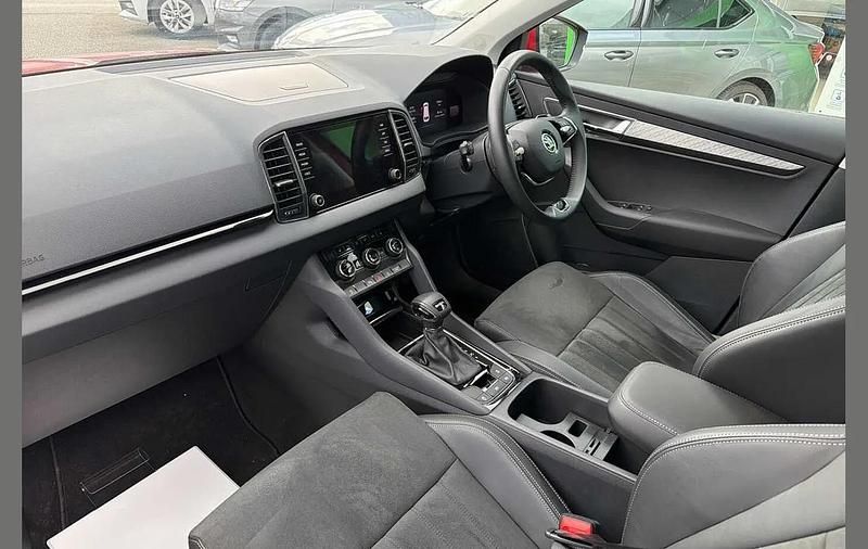 Used Skoda Karoq SE L 147 HP (108 kW) 2023 Velvet red metallic SUV