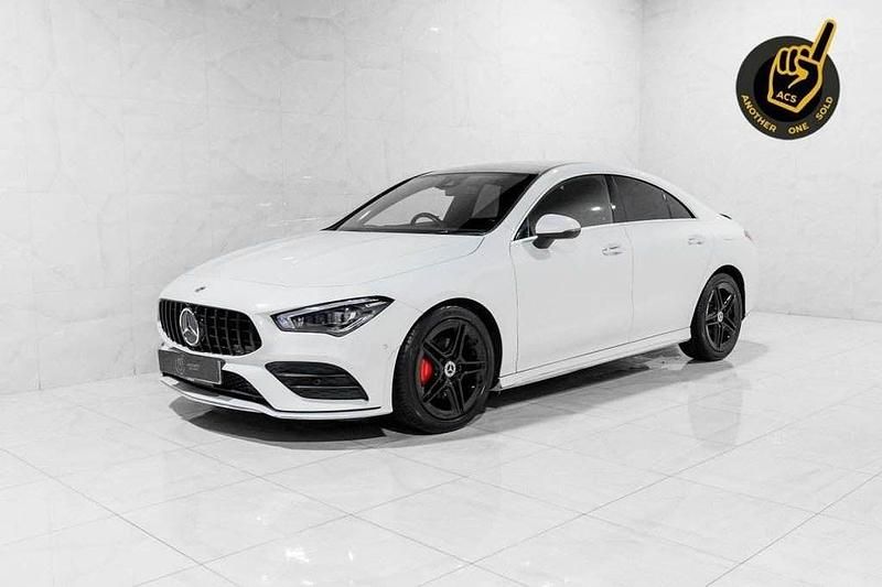 Used Mercedes CLA180 AMG line 136 HP (100 kW) 2021 White Sedan