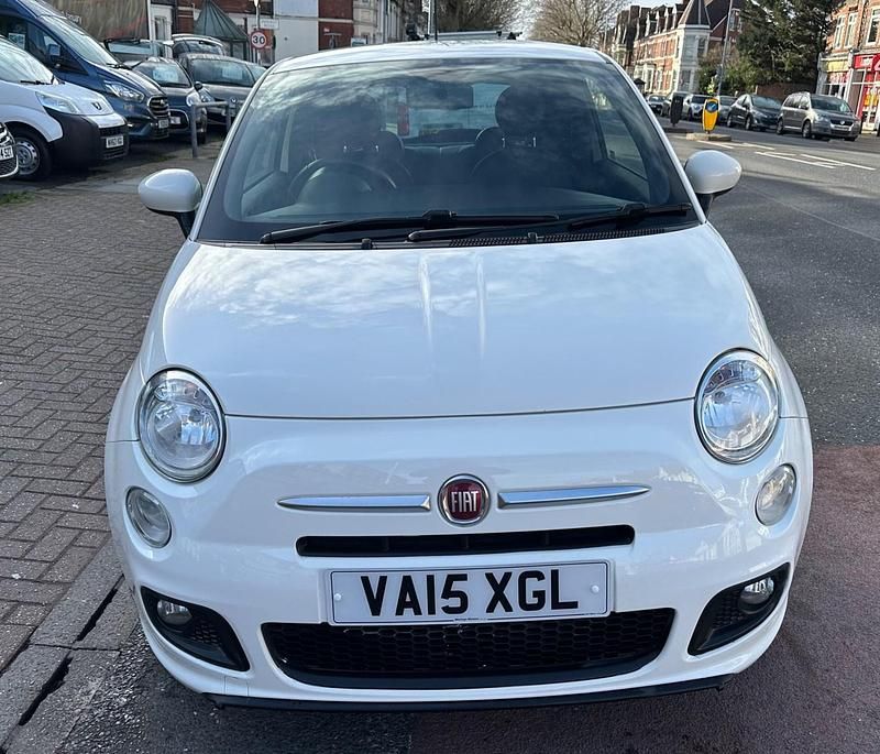 Used Fiat 500 S 69 HP (50 kW) 2015 White Hatchback