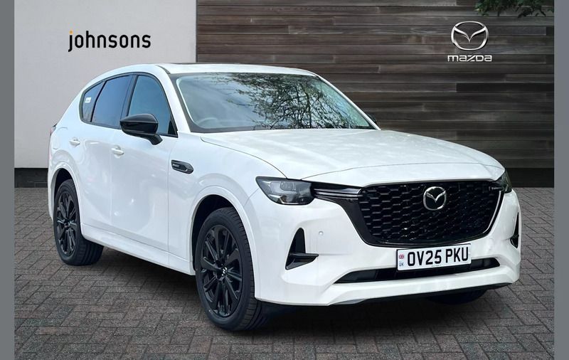 White New 2025 Mazda CX-60 Homura-Line SUV | £39,790 (Fair price) - Image 1/4