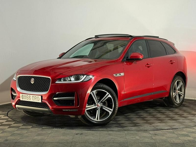 Used Jaguar F-Pace R-Sport 180 HP (132 kW) 2017 Red SUV