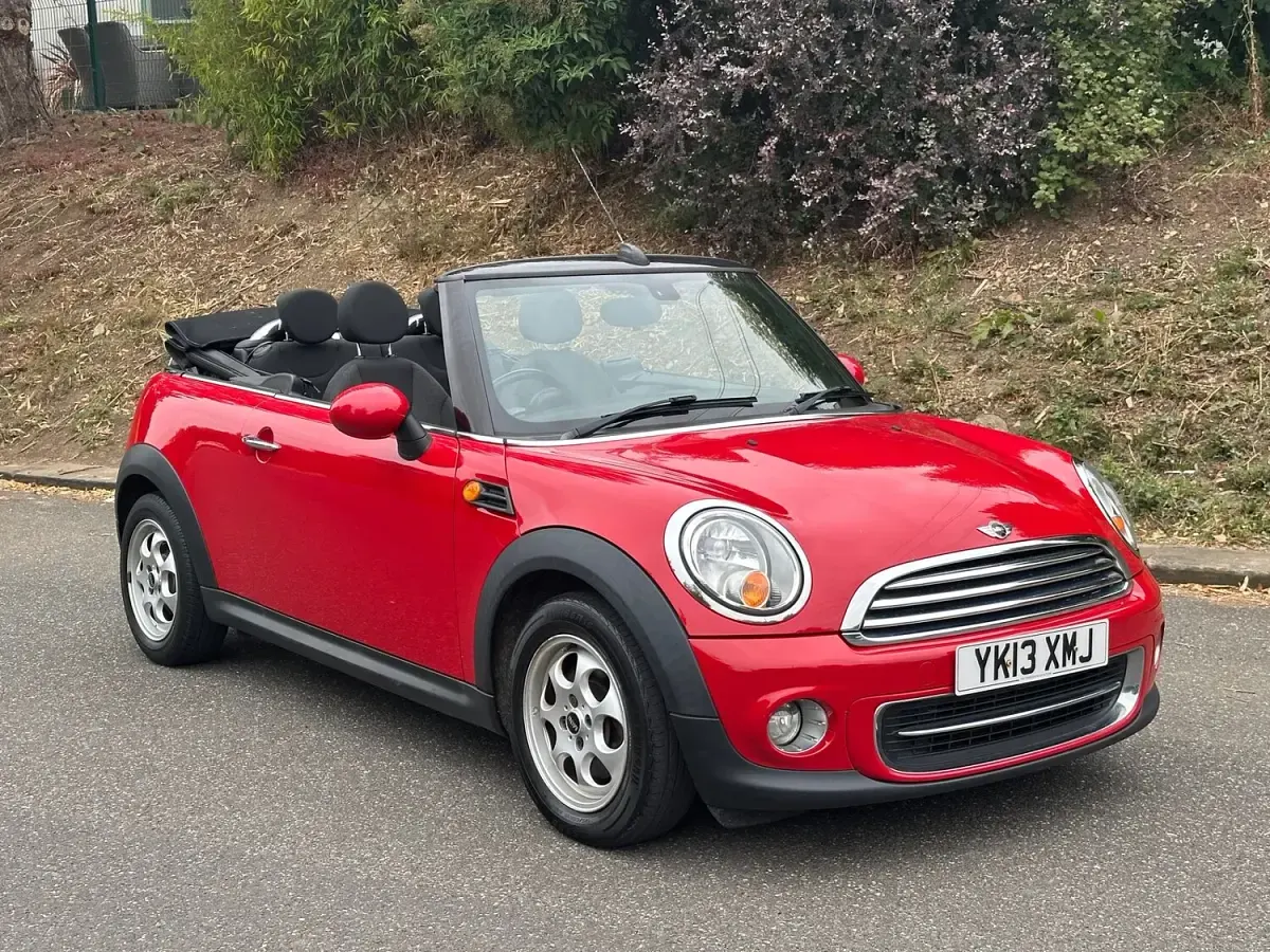 Used Mini Cooper Cabriolet 2013 Red Cabriolet
