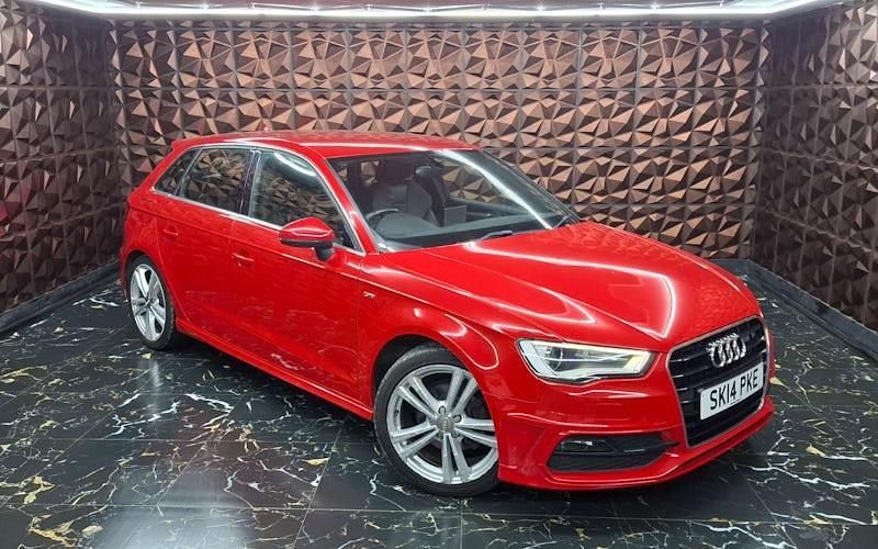 Used Audi A3 Sportback S-Line 140 HP (102 kW) 2013 Red Hatchback