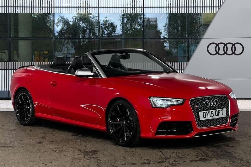 Red Used 2015 Audi RS5 Advanced Cabriolet | £23,499 (A bit pricey) - Image 1/4