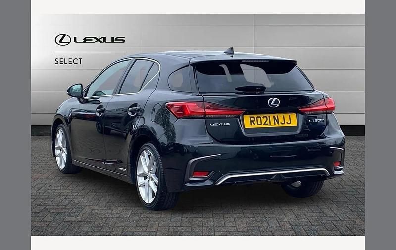 Used Lexus CT200h 136 HP (100 kW) 2021 Black Hatchback