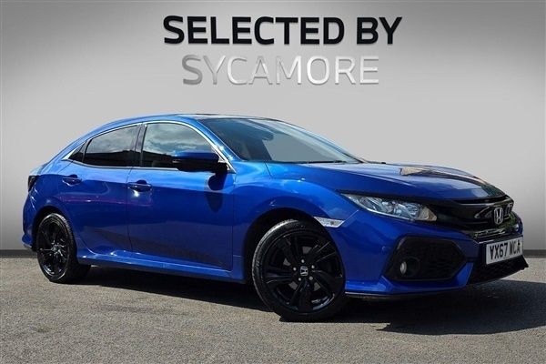 Blue Used 2017 Honda Civic EX Hatchback | £10,995 (Fair price) - Image 1/1
