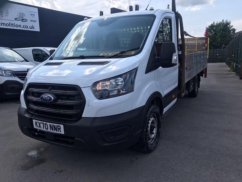 Used Ford Transit 130 HP (95 kW) 2020 White Cabriolet