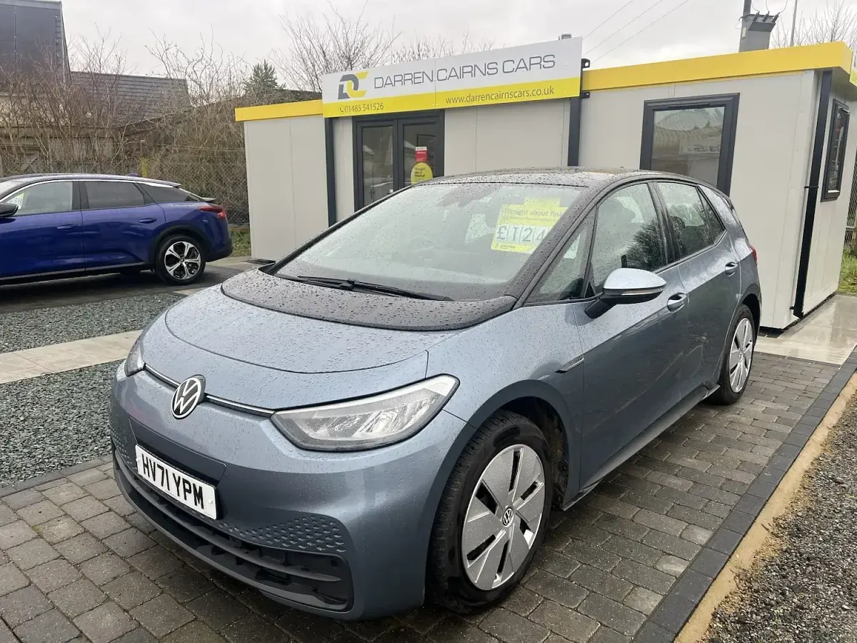 Used VW ID.3 Pro Performance 61 kW (84 HP) 2021 Blue Hatchback
