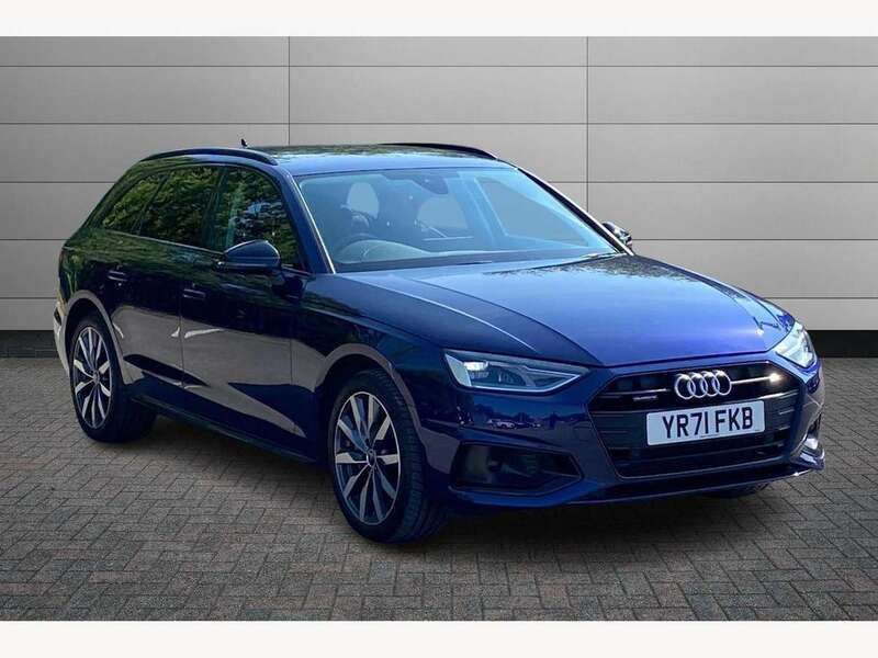 Blue Used 2021 Audi A4 Sport Estate | £27,381 (Fair price) - Image 1/4