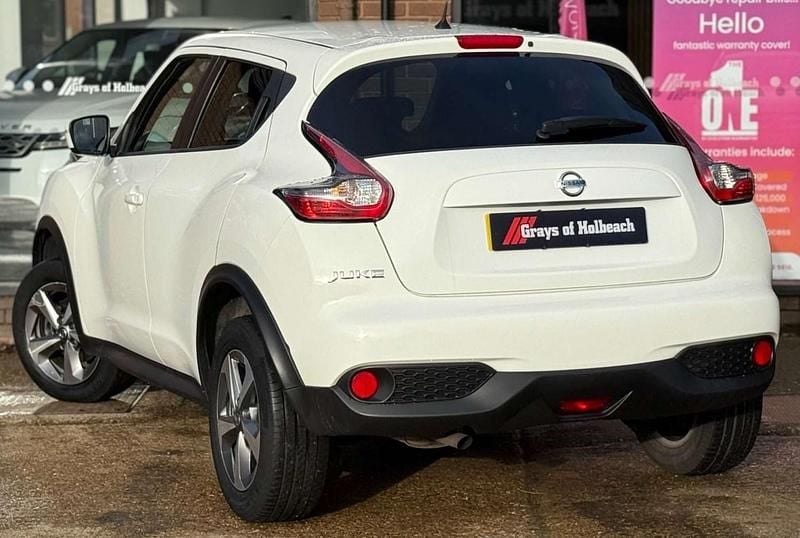 Used Nissan Juke Acenta 112 HP (82 kW) 2019 White SUV