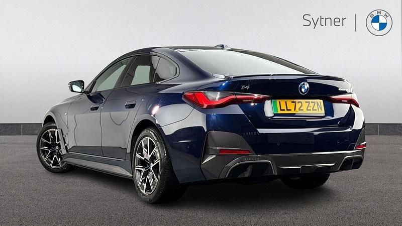 Used BMW i4 M Sport 250 kW (340 HP) 2022 Blue Sedan