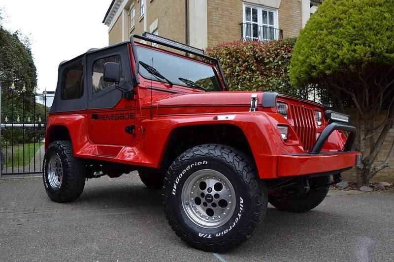 Used Jeep Wrangler 1991 Red SUV