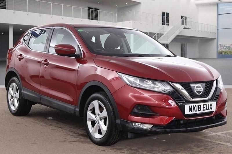 Used Nissan Qashqai Acenta 2018 Magnetic red SUV