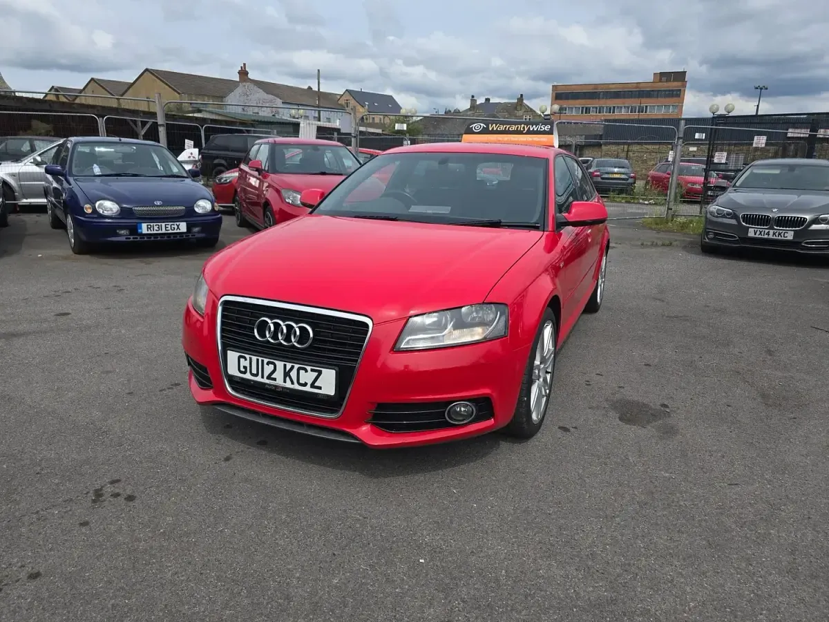 Used Audi A3 S-Line 2012 Red Hatchback