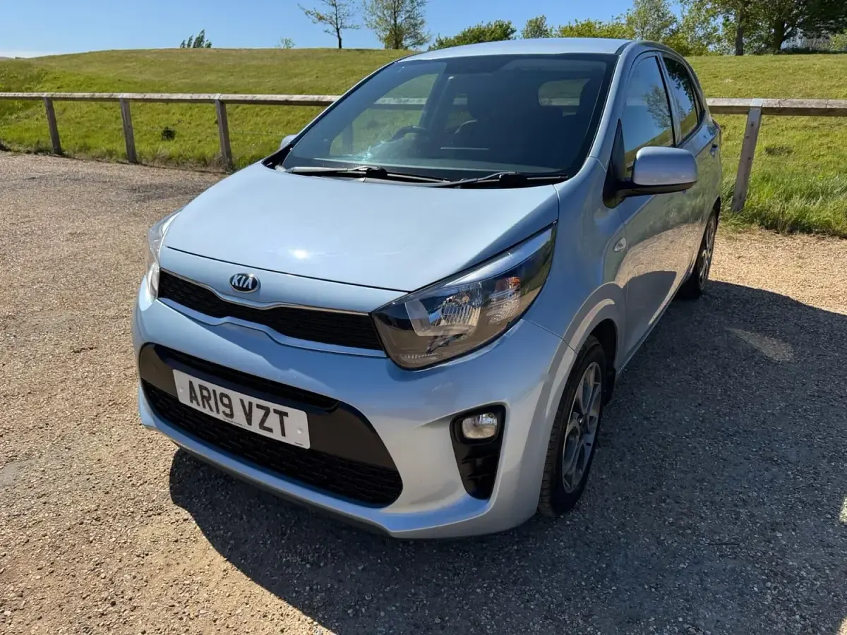 Used Kia Picanto 66 HP (48 kW) 2019 Blue Hatchback