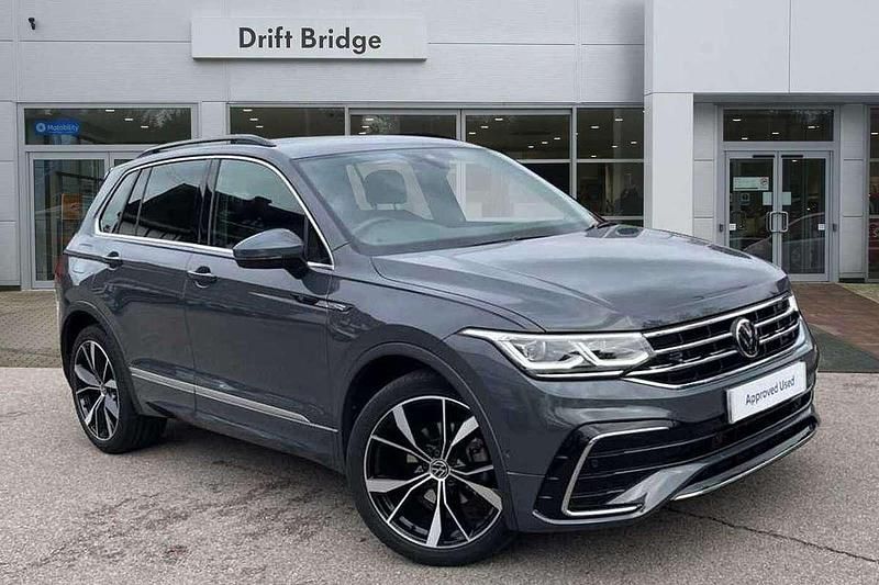 Grey Used 2023 VW Tiguan R-line SUV | £27,995 (Fair price) - Image 1/4