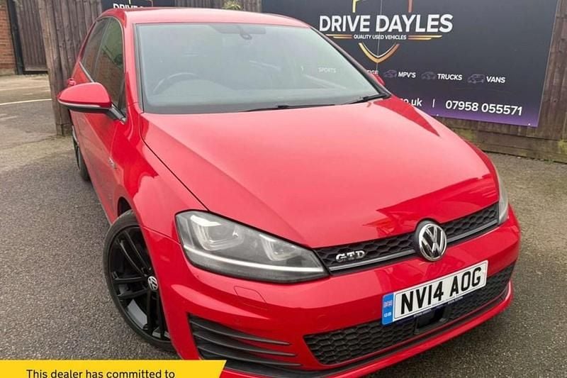 Used VW Golf VII GTD 2014 Red Hatchback