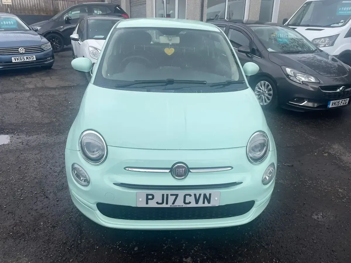 Used Fiat 500 Pop Star 69 HP (50 kW) 2017 Green Hatchback