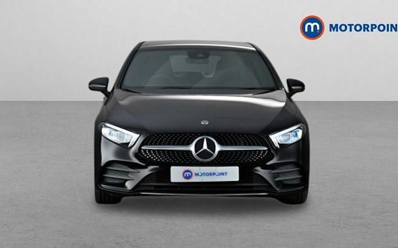 Used Mercedes A250 AMG line 224 HP (164 kW) 2019 Black Hatchback