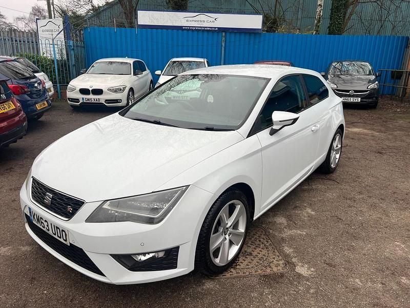 Used Seat Leon FR 2014 White Hatchback