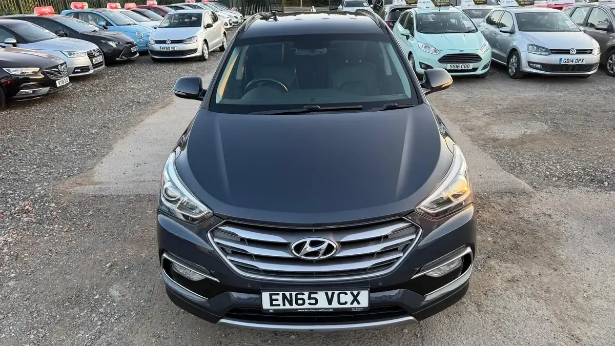 Used Hyundai Santa Fe Premium 2015 Blue SUV